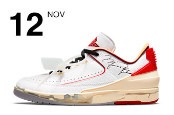 Off-White x Nike Air Jordan 2 Low Varsity Red
